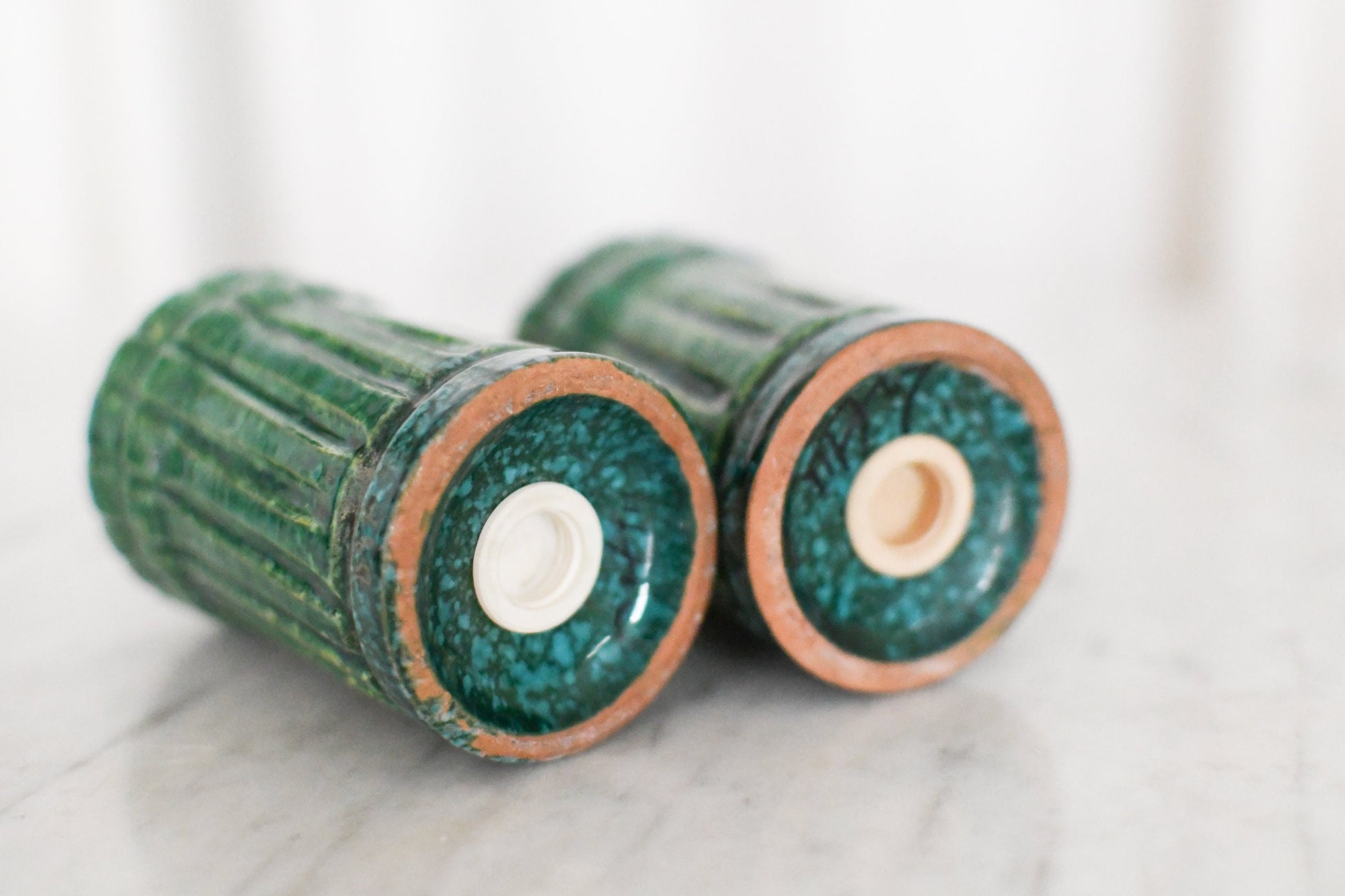 Mid Century Italian Pottery Bitossi Salt and Pepper Shakers