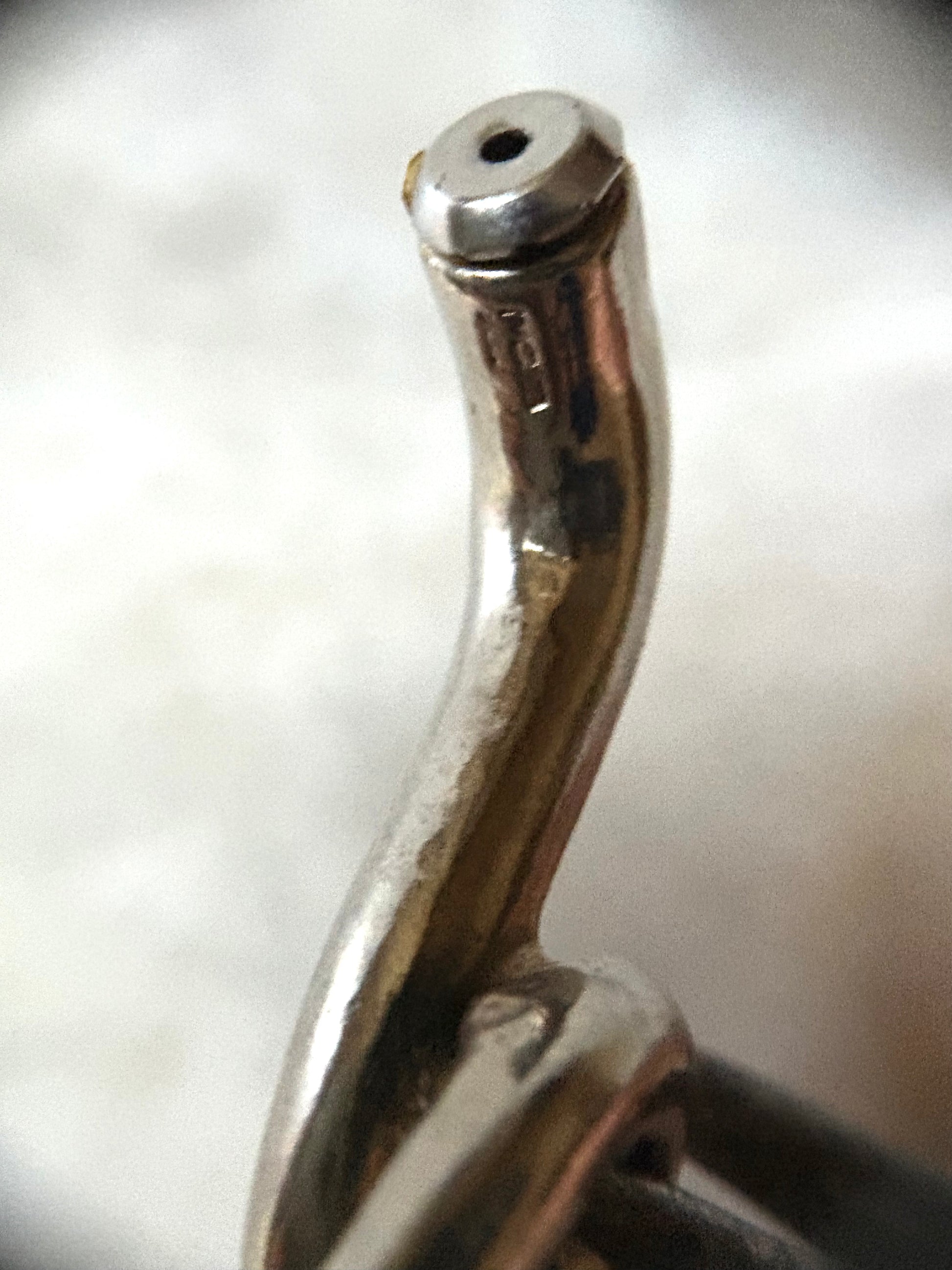 Vintage Sterling Silver Single Snake Earring // Stamped 925